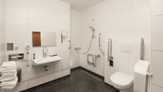 Badezimmer Behindertenfreundliche Komfort Zweibettzimmer